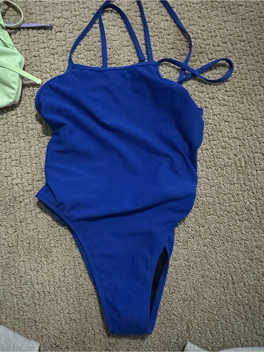 Jolyn Clothing Royal Blue One-Piece Swimsuit